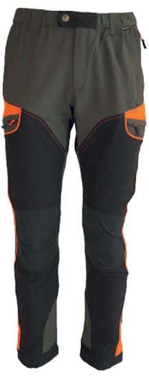 PANTALONE CACCIA BLATEX 934.4 VERDE / ARANCIO